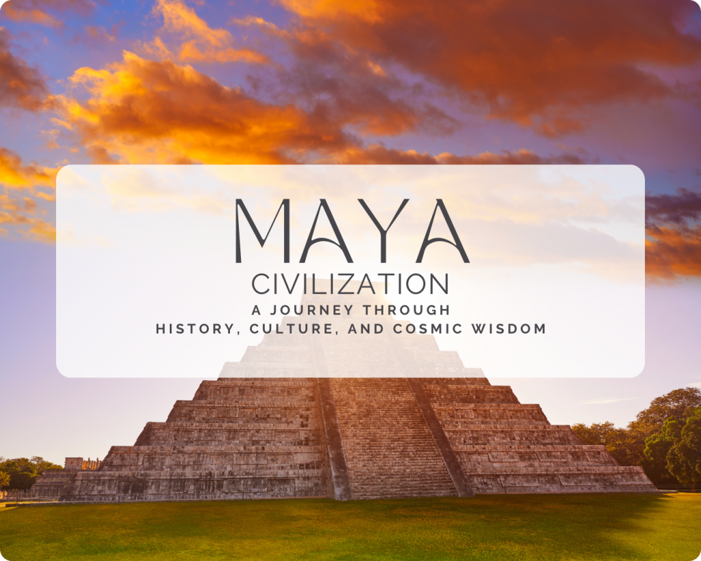 Maya Civilization - A Journey through 
History, Culture, and Cosmic Wisdom
©2024 Sabine Angel
(Pic Canva)
